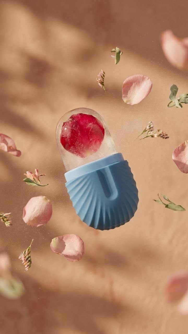 Ice Globe Face Roller | Cryo Facial Massager & Depuffing Tool