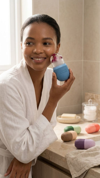 Ice Globe Face Roller | Cryo Facial Massager & Depuffing Tool