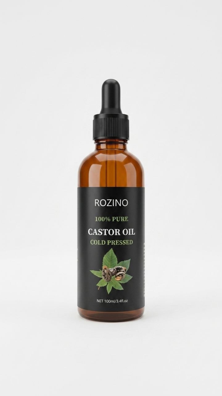 Cold Pressed Castor Oil for Hair, Lashes & Brows