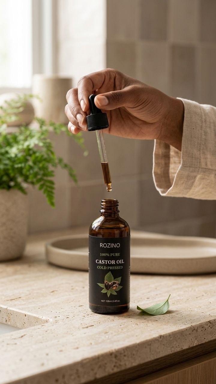 Cold Pressed Castor Oil for Hair, Lashes & Brows