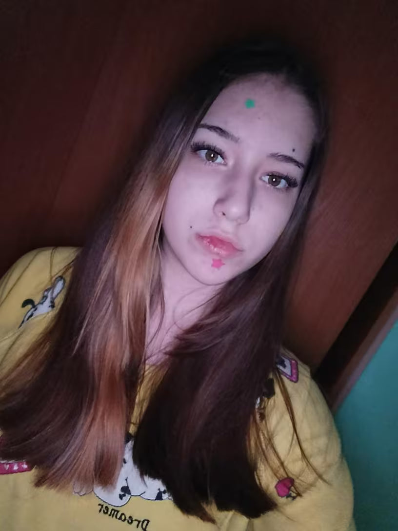 showing shine after using product