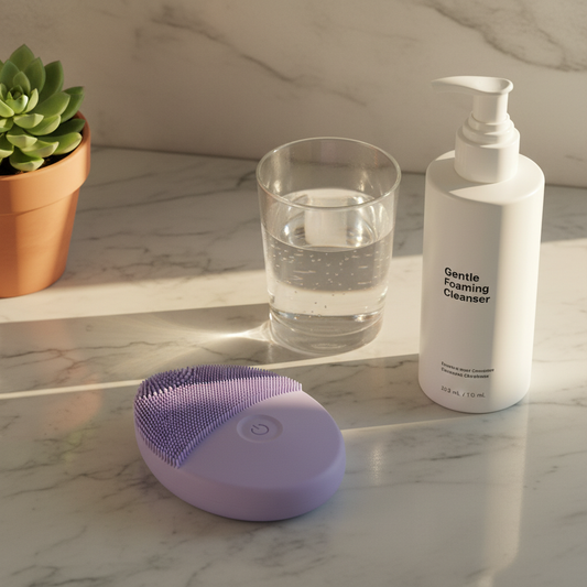 Bathroom counter setup